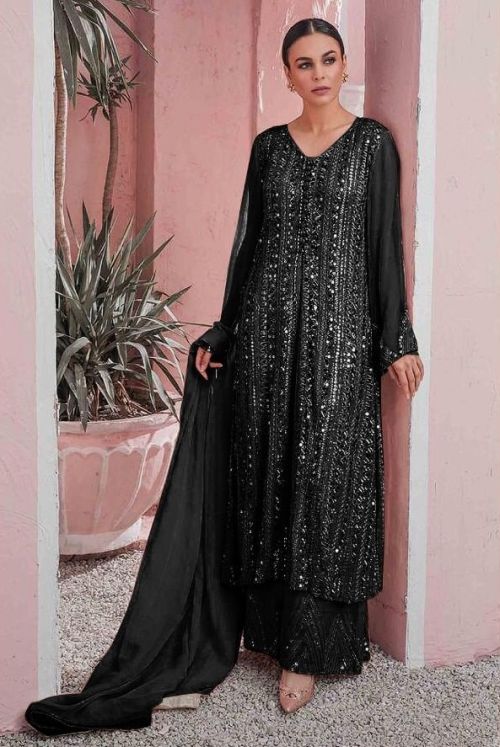 Al Karam 1255 Master Color Georgette Pakistani Suits