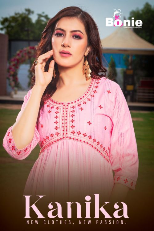 Bonie Kanika101 Designer Alia Cut Rayon Kurti Collection