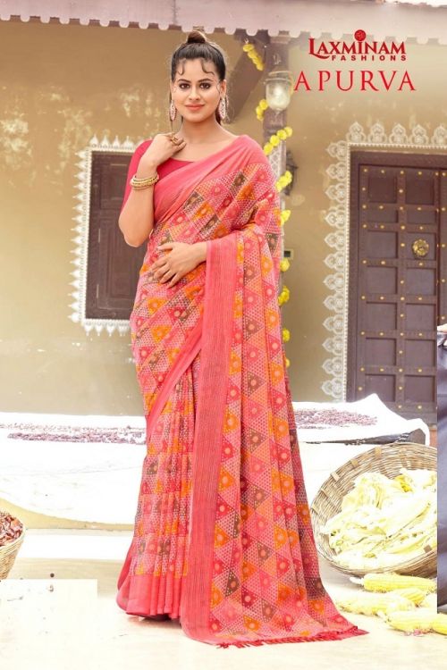 Laxminam Apurva Designer Chiffon Sarees Collection
