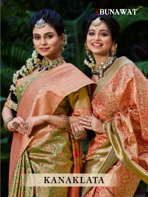 Bunawat Kanaklata Wedding Wear Banarasi Silk Saree Collection