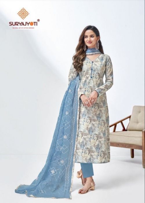 Suryajyoti Nisha 2 Daily Wear Cotton Dress Material Wholesale