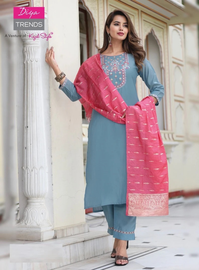 Anokhi Vol 1 By Diya Trends Fancy Designer Readymade Kurti Set