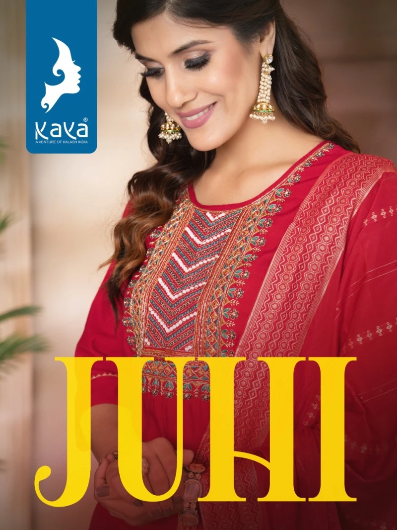 Kaya Juhi Romani Silk Kurti Pant With Dupatta Full Set Collection