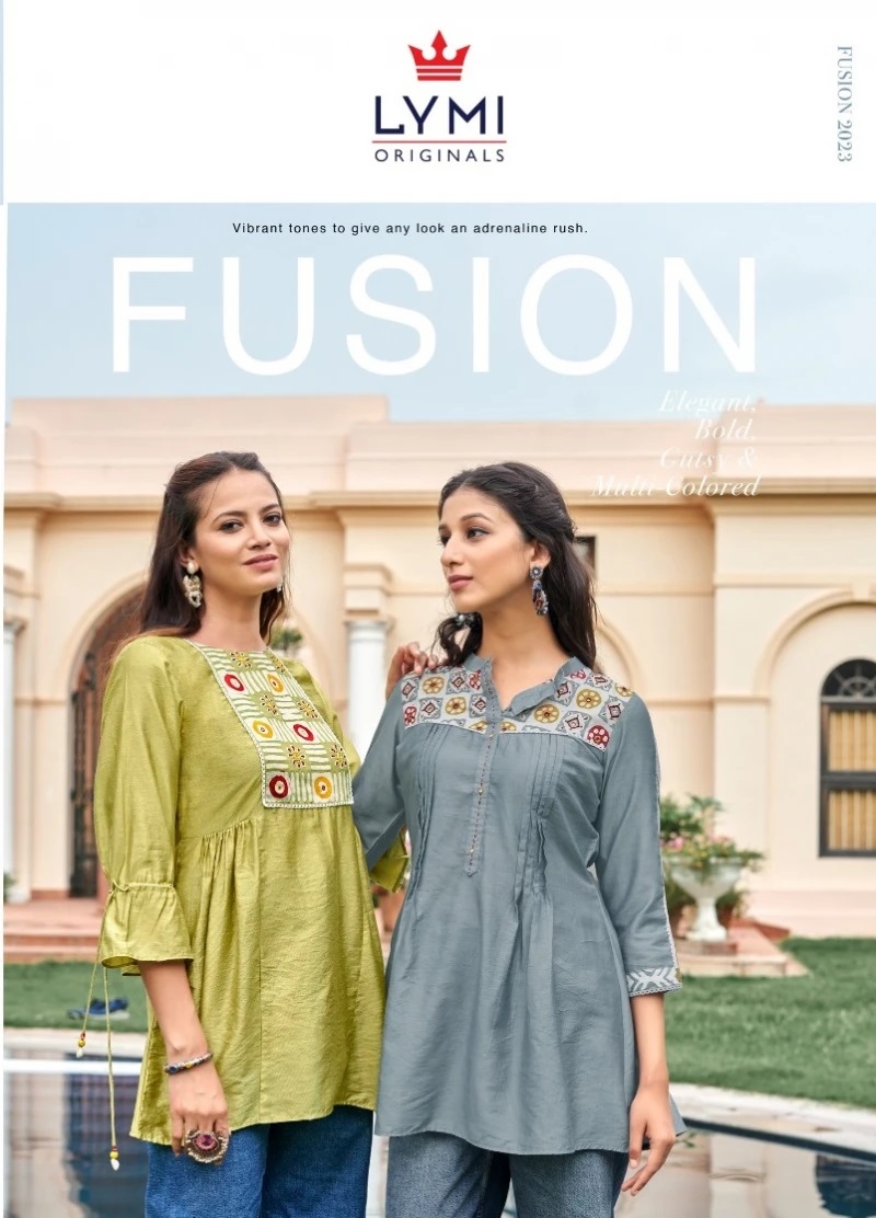 Lymi Fusion Trending Wear Fancy Western Short Top