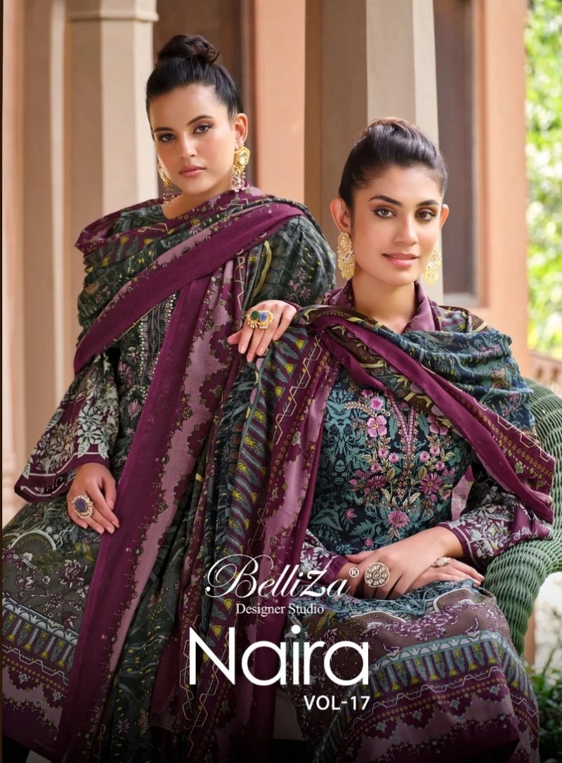 Belliza Naira Vol 17 Premium Cotton Dress Material Collection