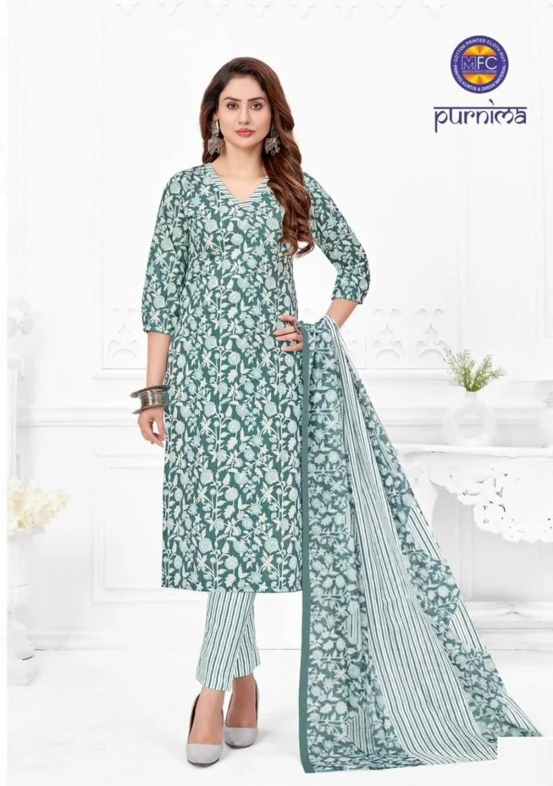 Mfc Purnima Vol 1 Printed Cotton Dress Material Collection