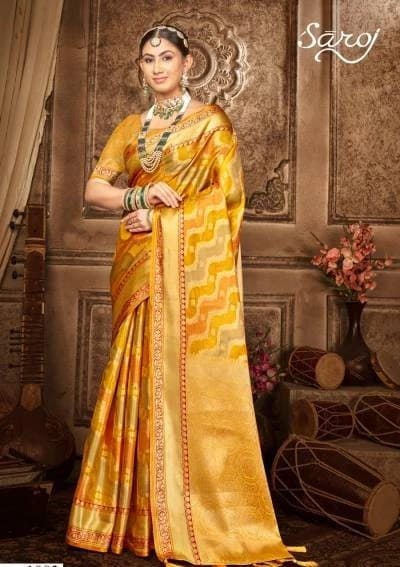 Saroj Swarn Mahotsav Vol 1 Designer Saree Wholesale Shop