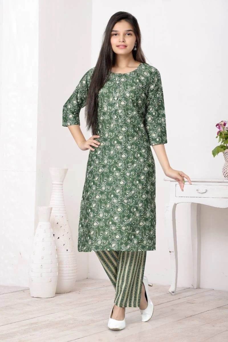 Shefali 2 Rayon Casual Cotton Kurti With Pant Collection