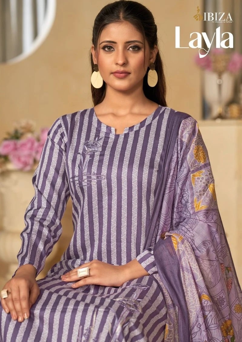 Ibiza Layla Cotton Printed Salwar Kameez Collection