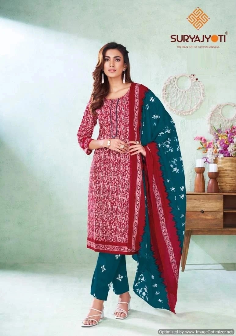 Suryajyoti Pehnava Vol 6 Soft Cotton Daily Wear Dress Material Collection