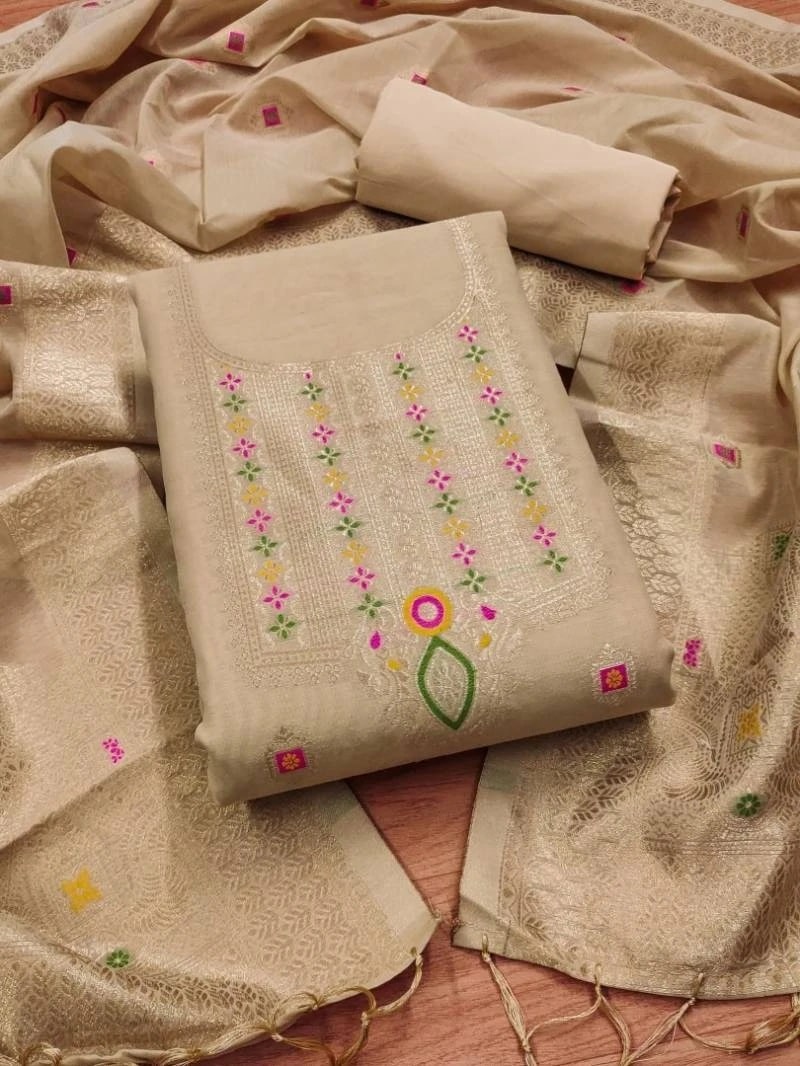 Ahalya Vol 5 Banarasi Silk Dress Material Collection