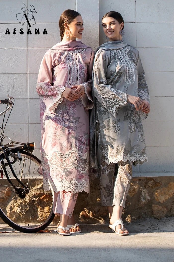 Afsana Premium Lawn Collection Vol 02 Cotton Readymade Dress