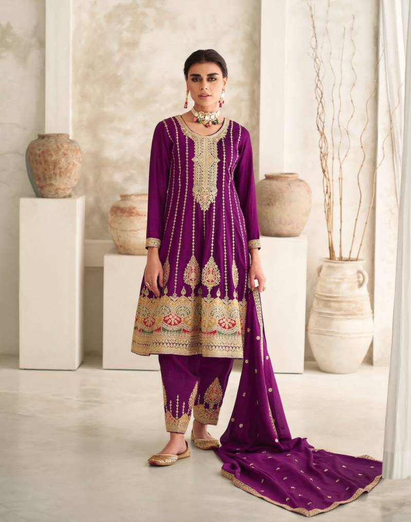 Romani Hit Patiyala Designer Silk Suits Collection