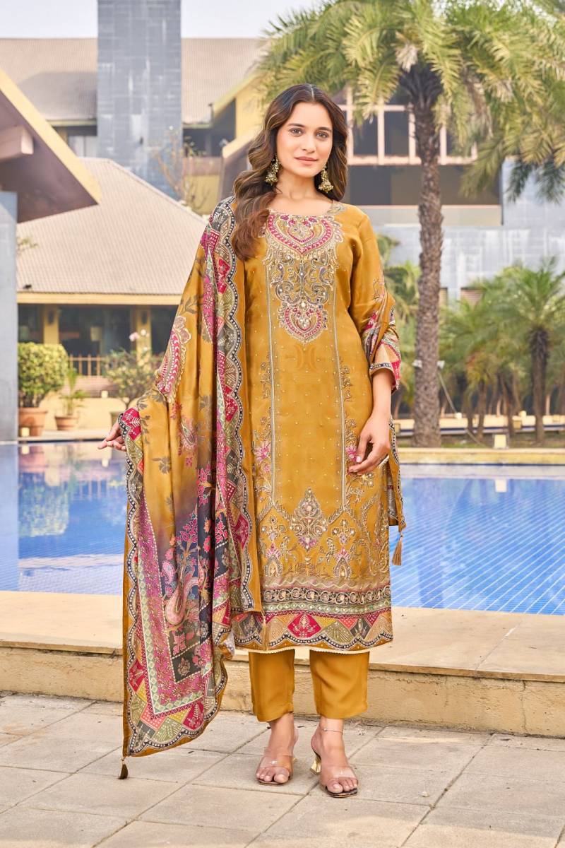 Shree Kt 140 Embroidery Designer Salwar Suits Collection
