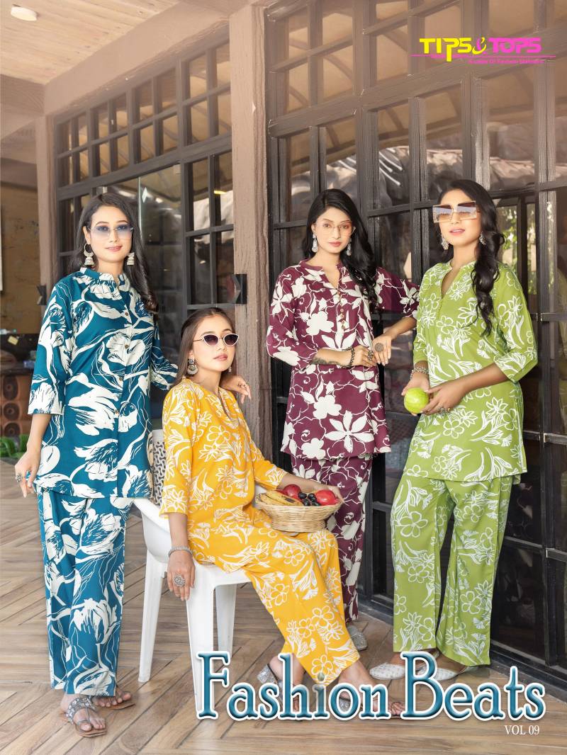 Tips And Tops Fashion Beats Vol 9 Printed Co Ord Set