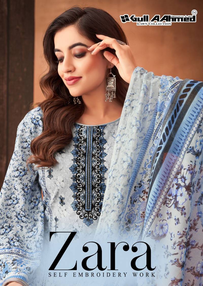 Gull A Ahmed Zara Cotton Dress Material Collection