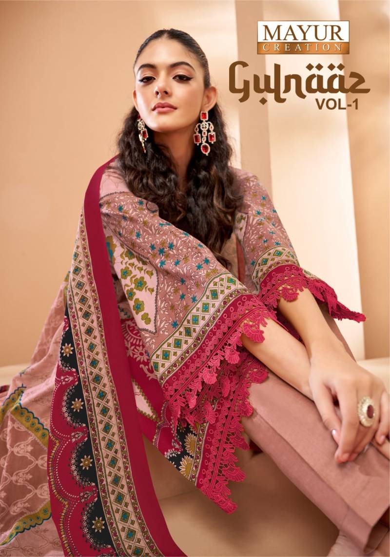 Mayur Gulnaaz Vol 1 Printed Dress Material Collection