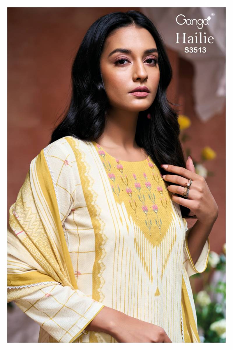 Ganga Hailie Printed Cotton Salwar Suit Collection