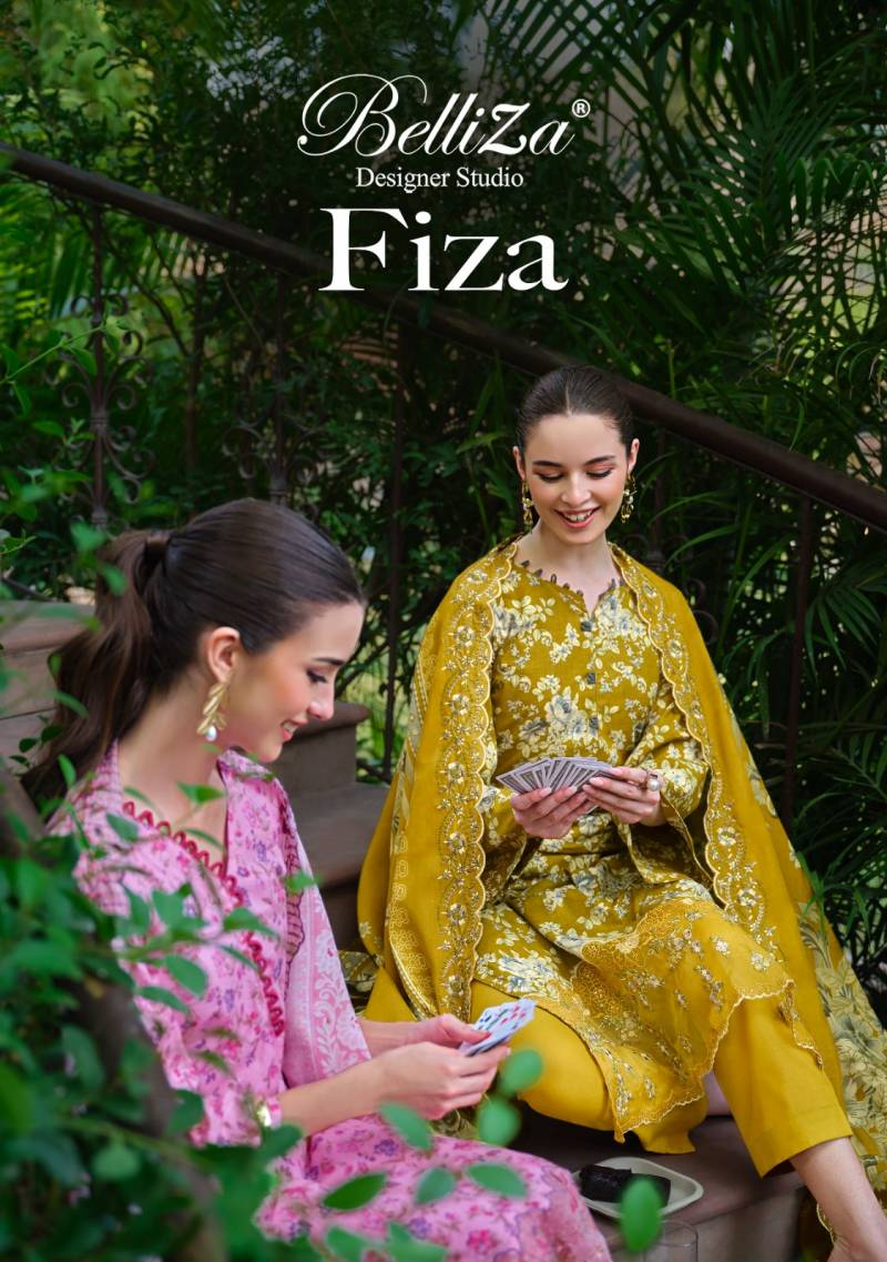 Belliza Fiza 865 Series Designer Cotton Dress Material Collection