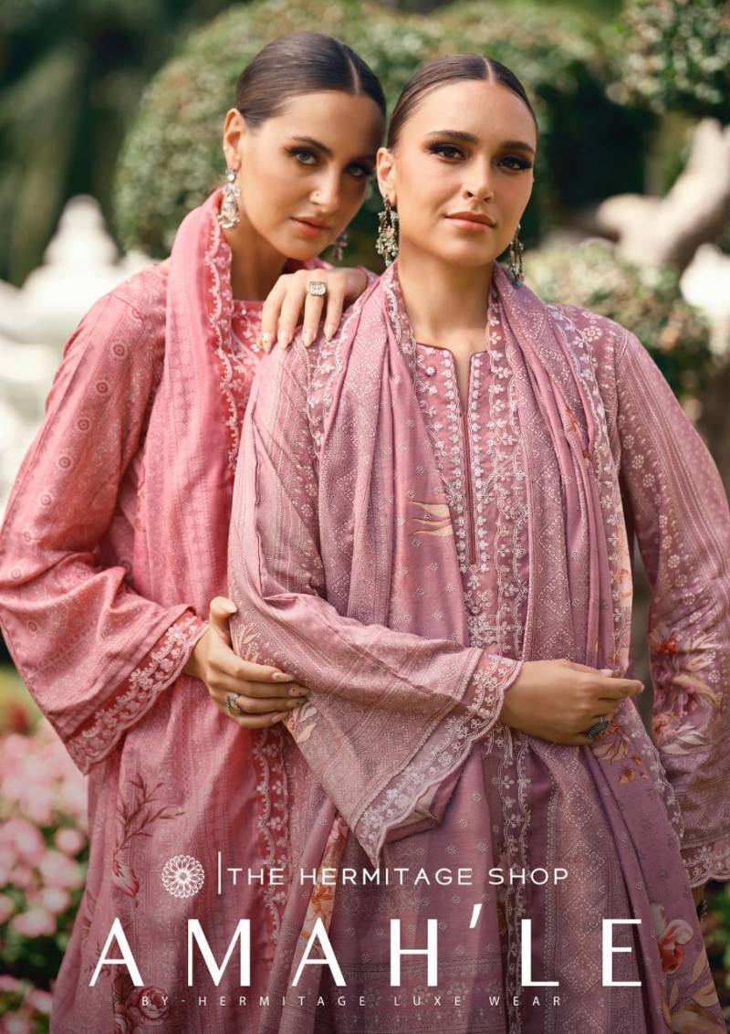 Hermitage Amahle Embroidered Dress Material Collection