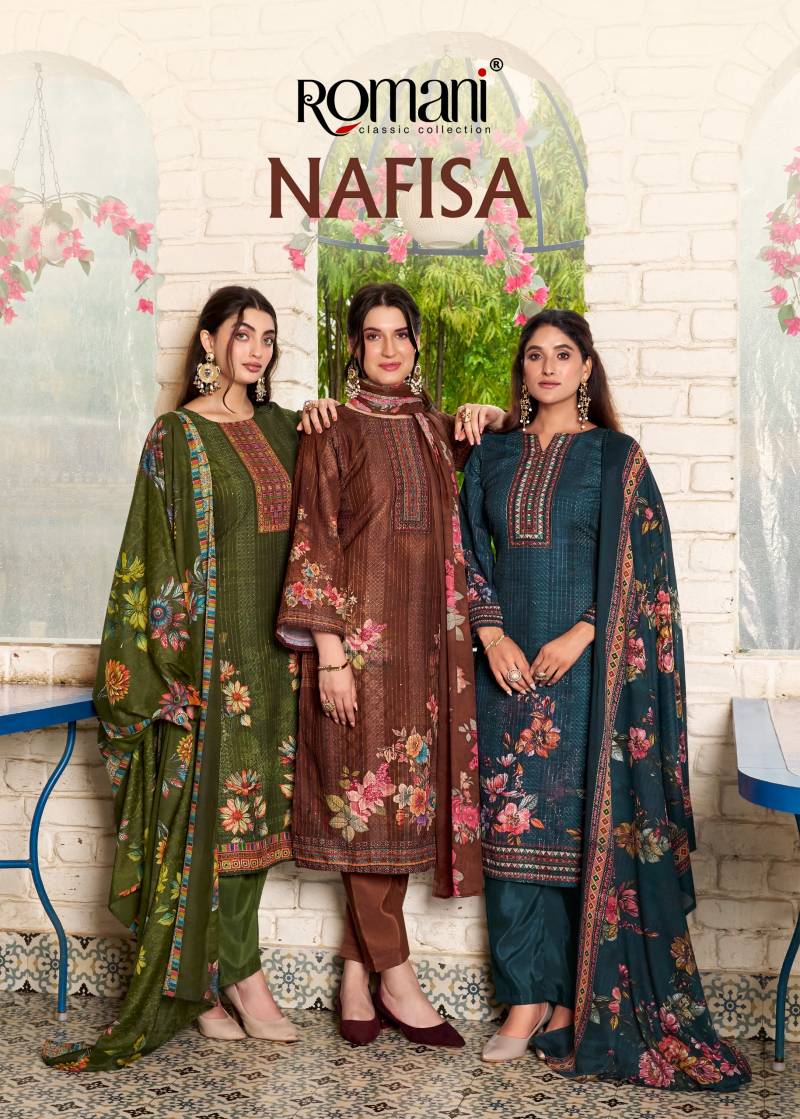Romani Nafisa Soft Cotton Dress Material Collection