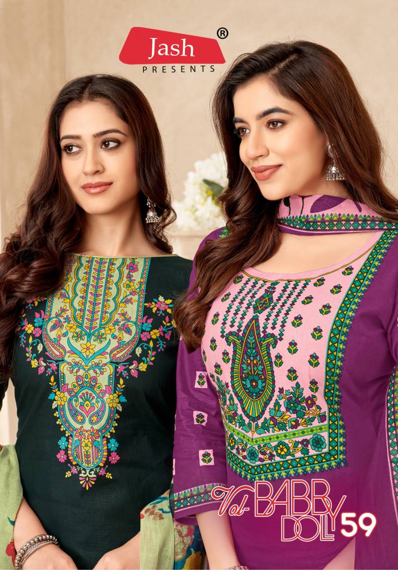 Jash Baby Doll Vol 59 Soft Cotton Dress Material Collection