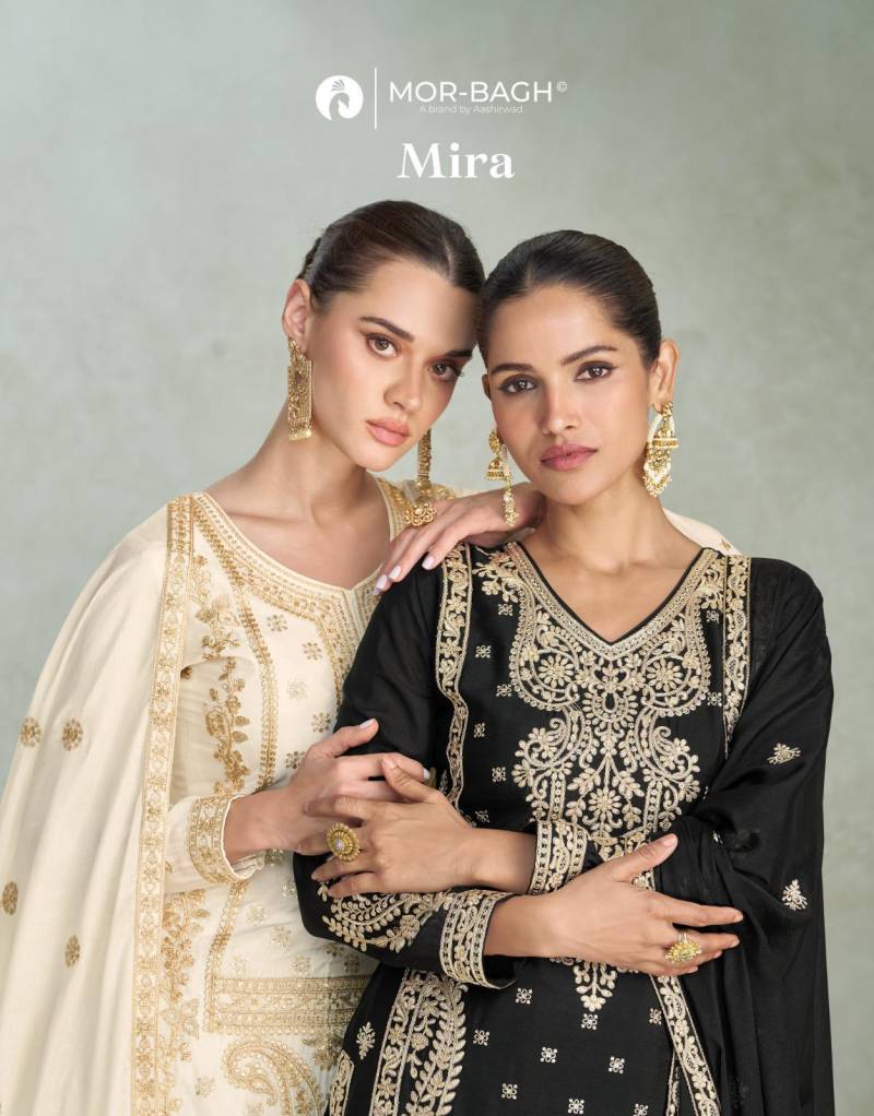 Aashirwad Mor Bagh Mira Silk Designer Salwar Suits Collection