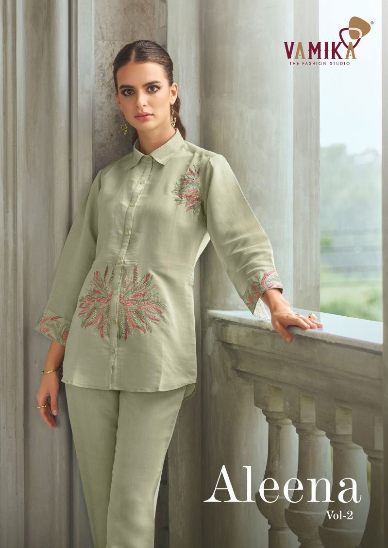 Vamika Aleena Vol 2 Exclusive HandWork Designer Co Ord Set