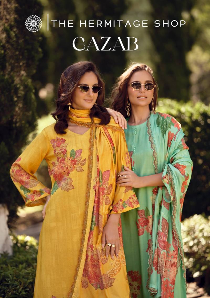 Hermitage Gazab Cotton Printed Dress Material Collection