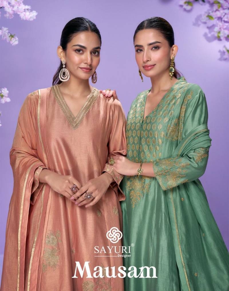 Sayuri Mausam Embroidered Readymade Suits Collection