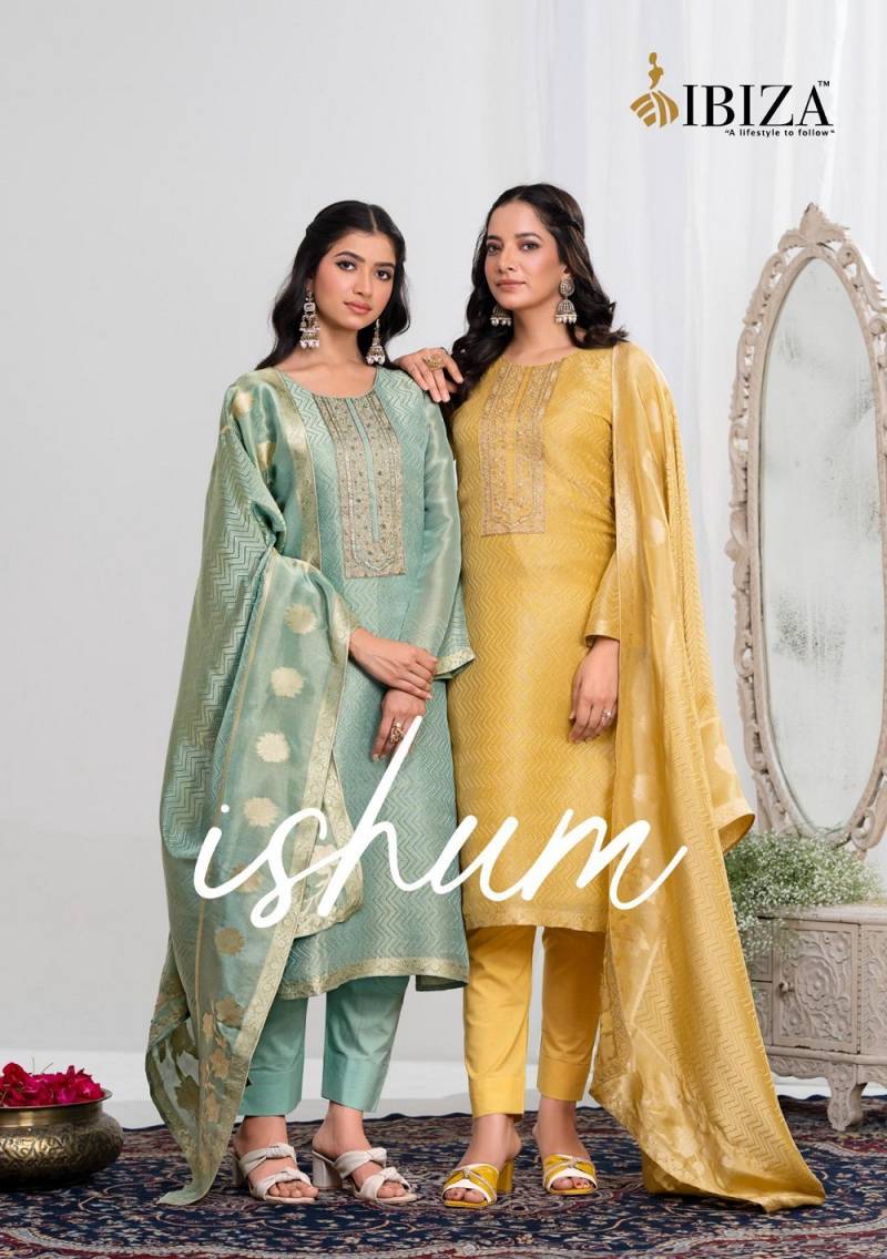 Ibiza Ishum Shimmer Silk Designer Salwar Suits Collection
