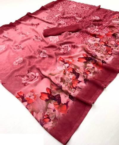 Rajyog Akira 2 Chiffon Floral Printed Saree Collection