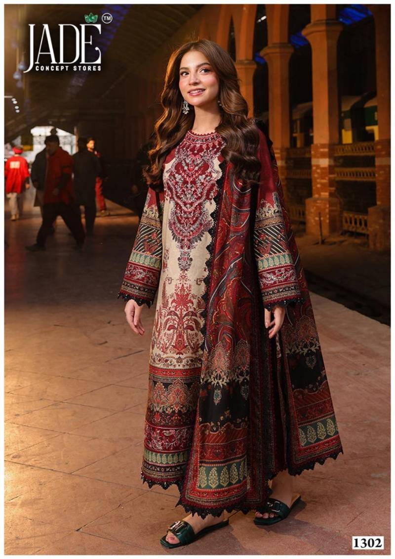 Jade Bin Saeed Vol 13 Cotton Pakistani Dress Material Collection