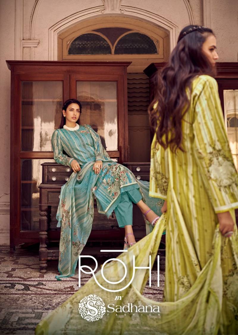 Sadhana Rohi Printed Lawn Cotton Salwar Suit Collection