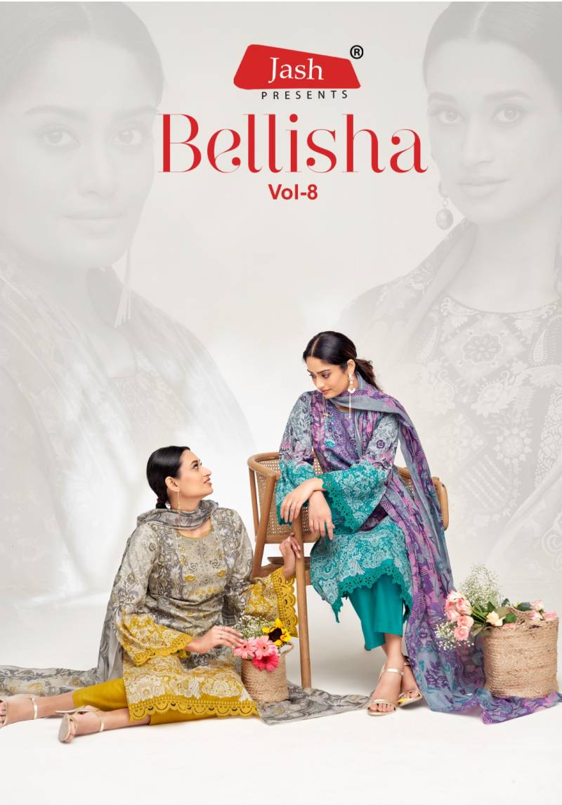 Jash Bellisha Vol 8 Cotton Dress Material Collection