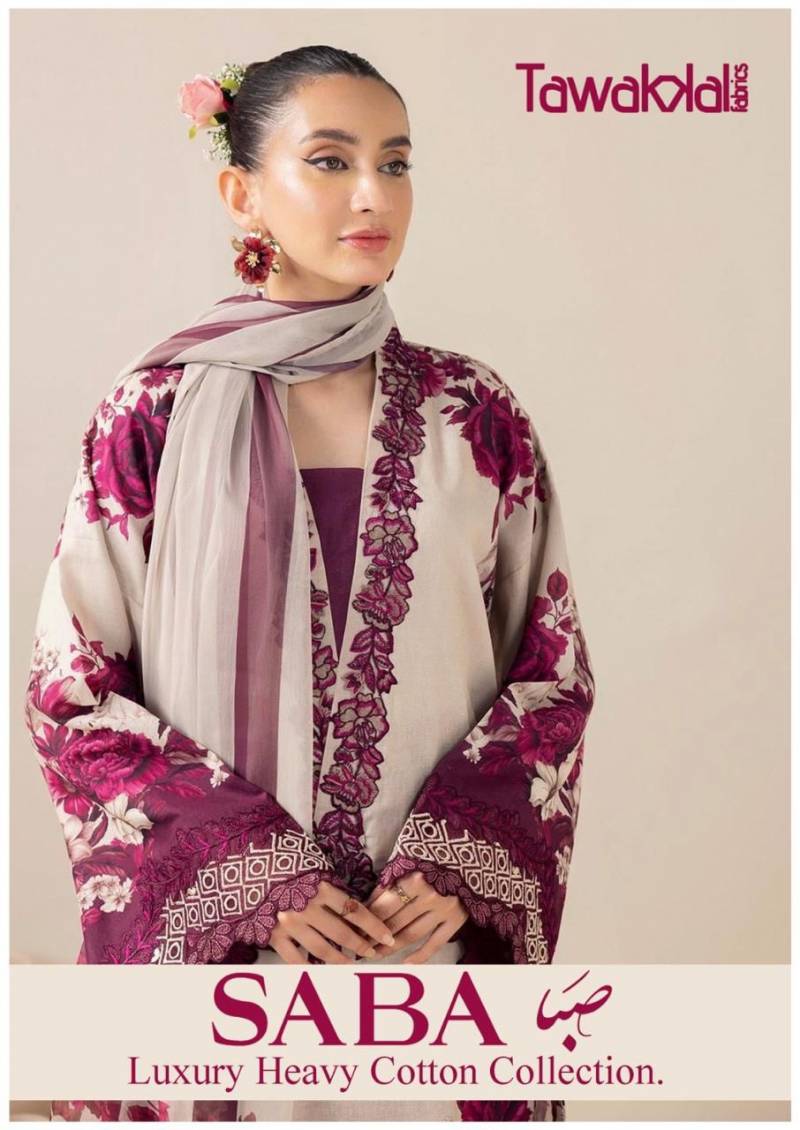 Tawakkal Saba Pure Cotton Readymade Pakistani Dress Collection
