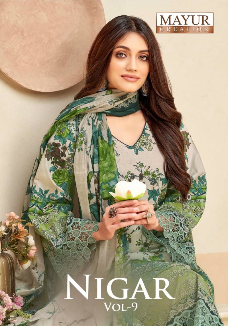 Mayur Nigar Vol 9 Printed Cotton Dress Material Collection
