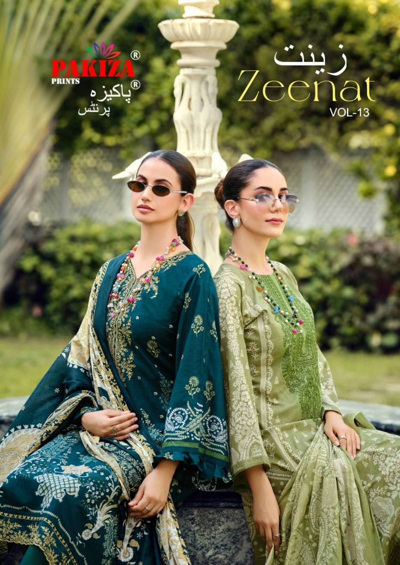 Pakiza Zeenat Vol 13 Lawn Cotton Dress Material Collection