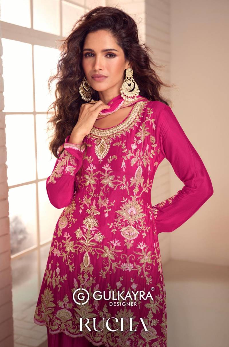 Gulkayra Rucha Embroidery Work Designer Salwar Suits Collection