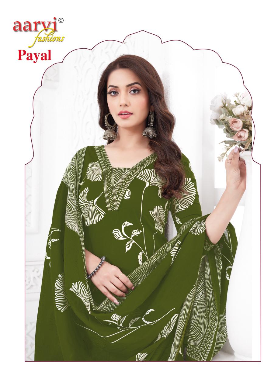 Aarvi Payal Vol 1 Cotton Readymade Dress Collection