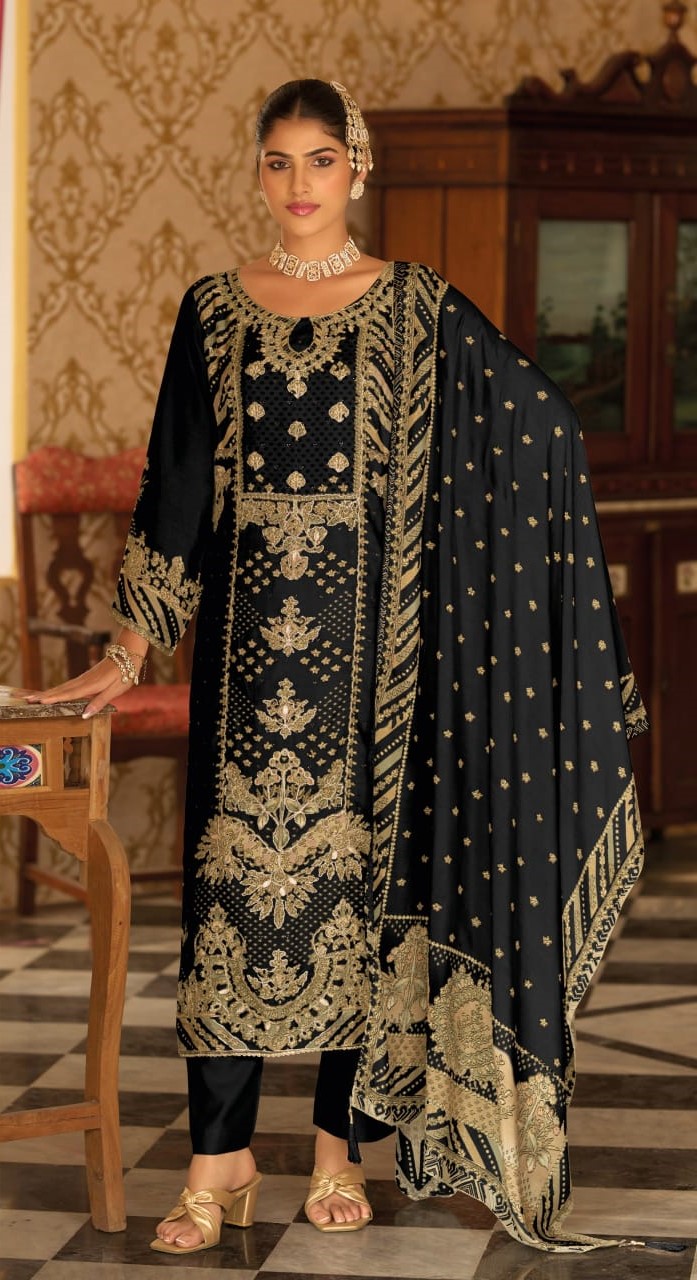Shree Kt 325 A To D Viscose Maslin Printed Salwar Suits Collection