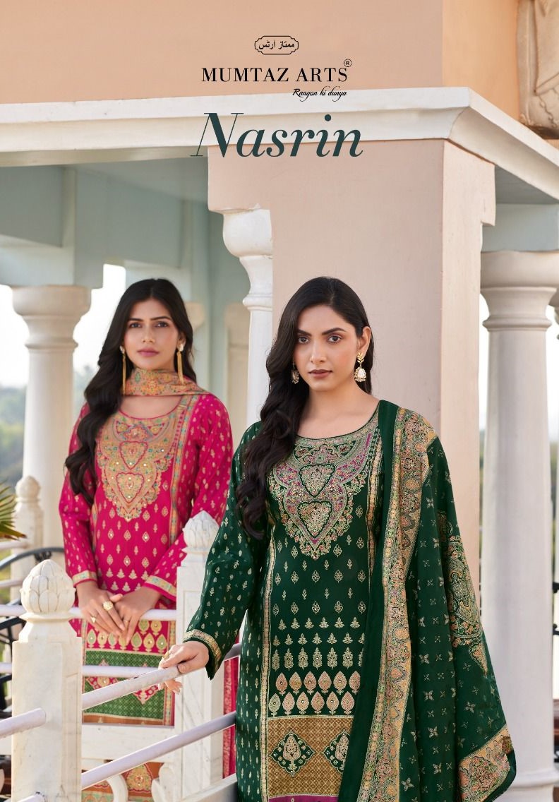 Mumtaz Narsin Viscose Muslin Designer Dress Material Collection