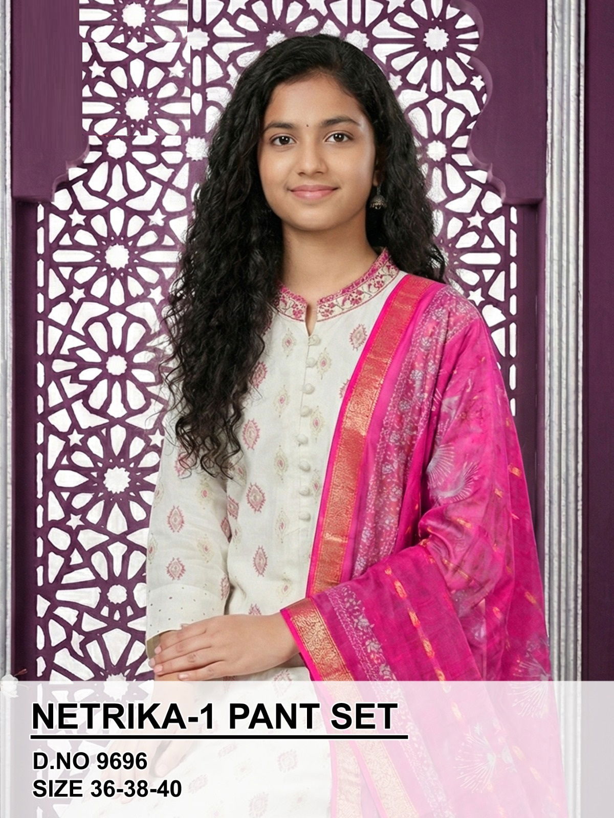 Netrika Vol 1 Roman Silk Girls Kids Kurta Sets Online In India