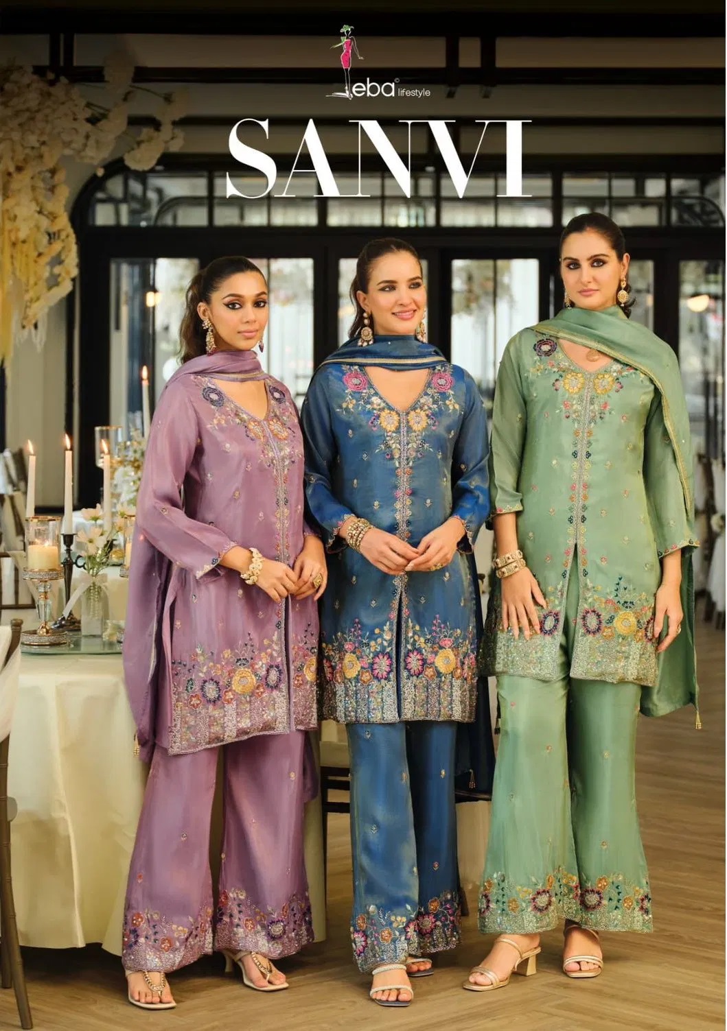 Eba Sanvi 2355 Beats Work Designer Salwar Suits Collection