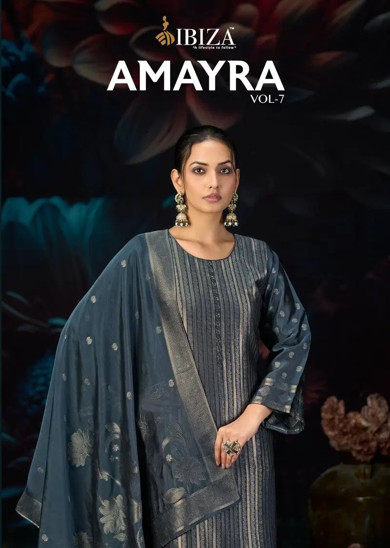 Ibiza Amayra Vol 7 Silk Designer Handwork Salwar Kameez Collection