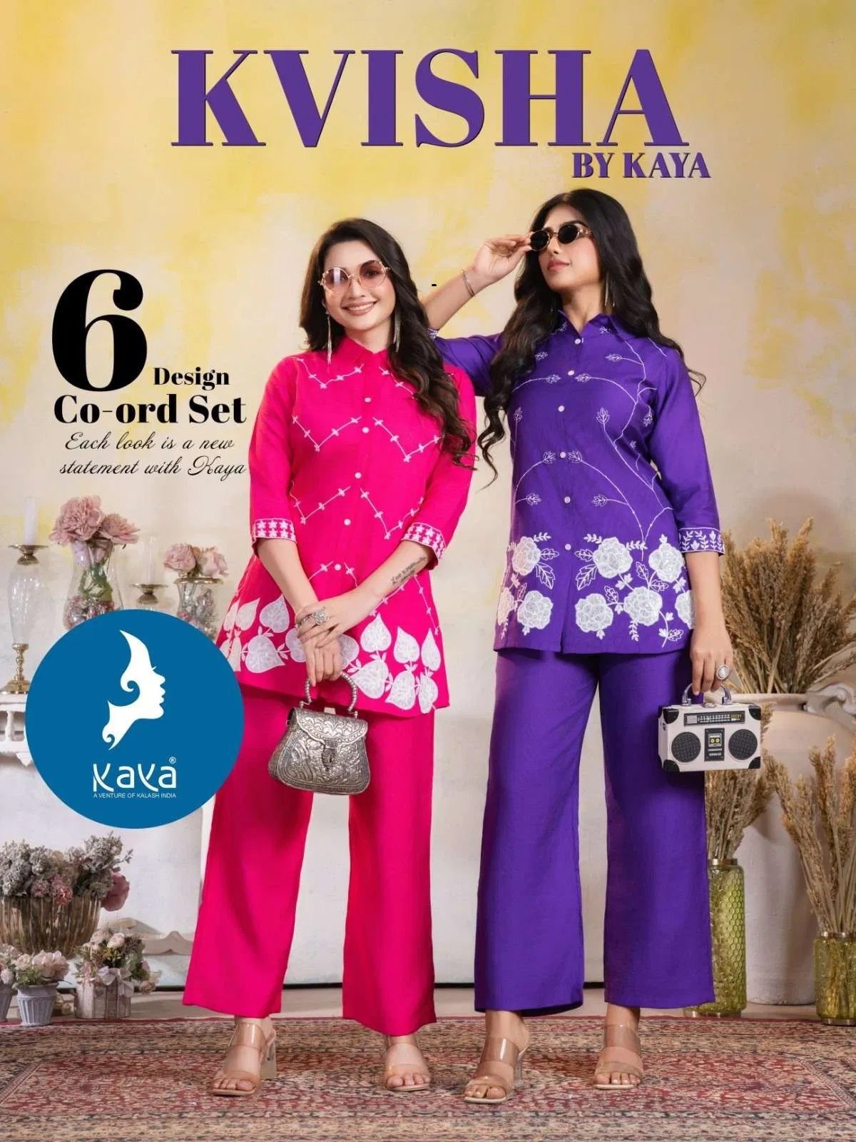 Kaya Kvisha Vertican Daily Wear Co Ord Set Collection