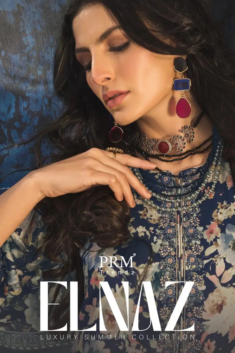 Prm Elnaz Jam Silk Digital Printed Designer Salwar Kameez Collection