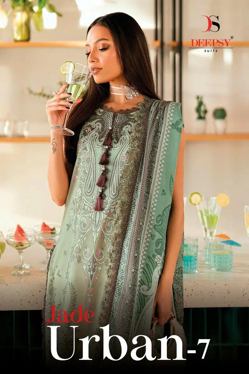 Deepsy Jade Urban Lawn Vol 7 Cotton Pakistani Salwar Suits