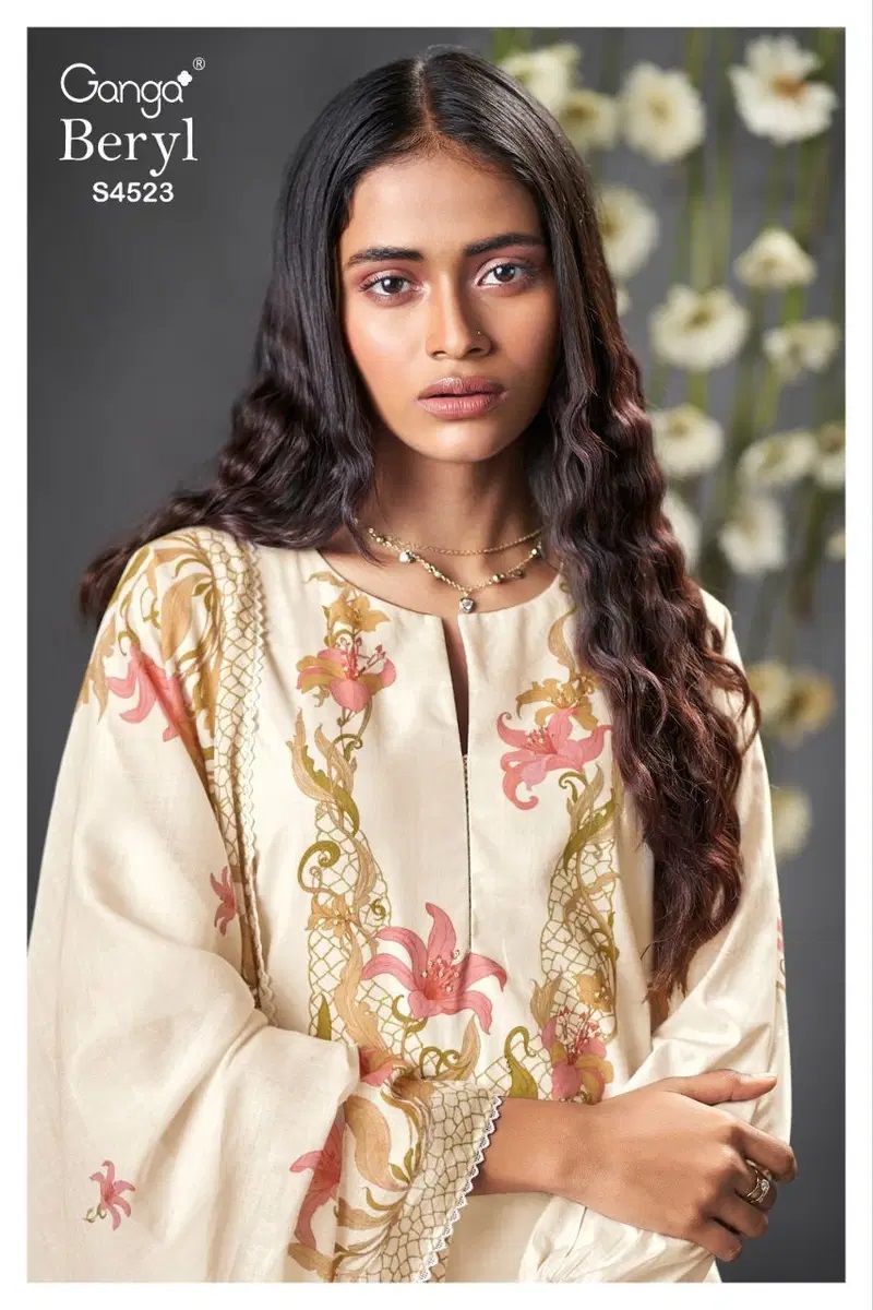 Ganga Beryl S 4523 Cotton Printed Salwar Kameez Collection