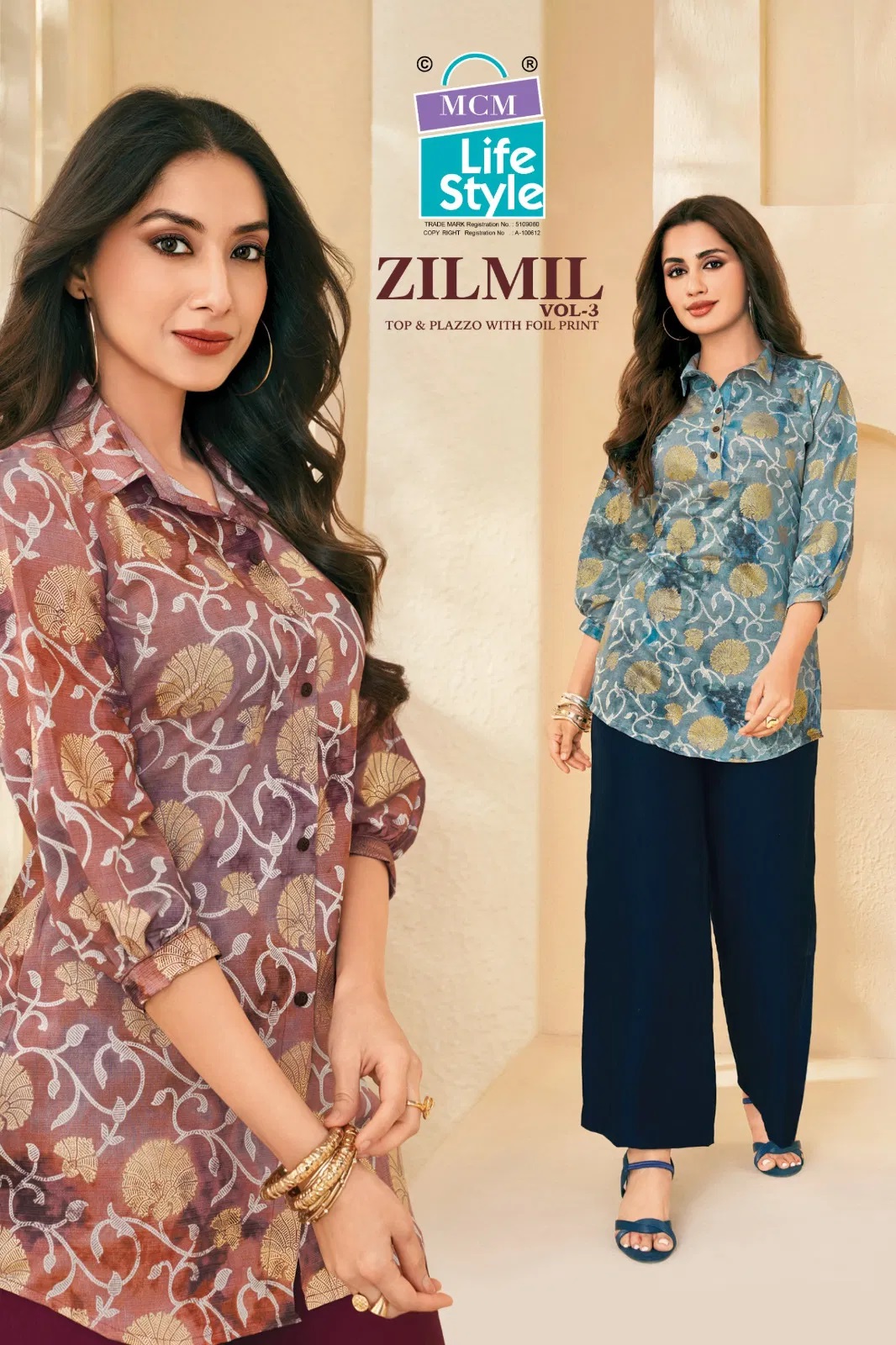 Mcm Zilmil Vol 3 Casual Wear Co Ord Set Collection